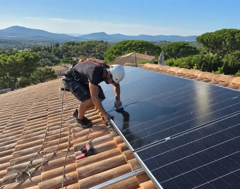 Installateur panneaux solaires Meyrié — pose photovoltaïque sur toiture